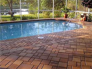 Clay Paver Pool Decks, Port Richey, FL